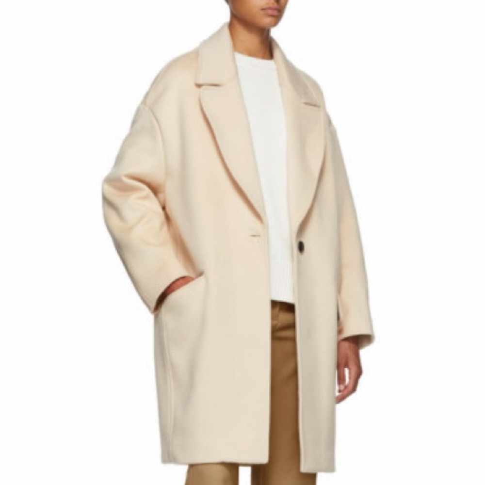 Isabel Marant Coat - Gray Wool Oversize Size 38 NWT - Picture 5 of 5